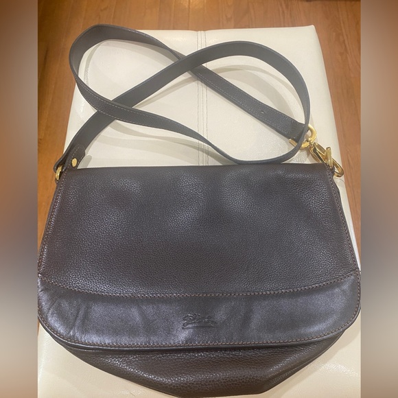 Longchamp Handbags - LONGCHAMP Brown Leather Purse